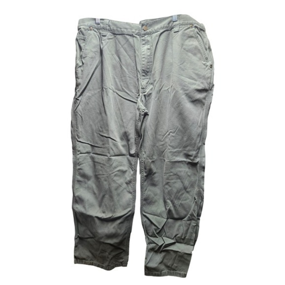 Carhartt‎ Work Pants Men's Olive Green Utility Carpenter Trousers